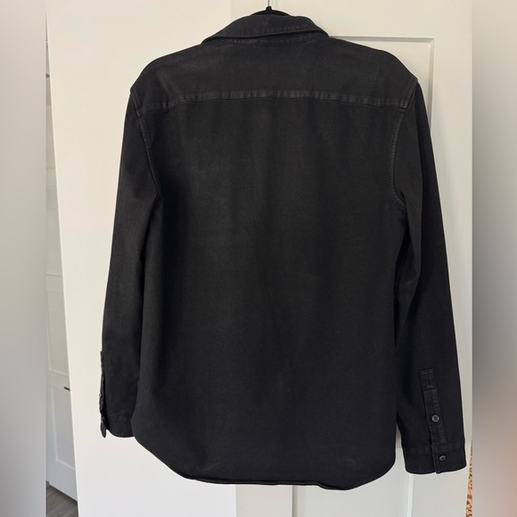 John Varvatos Black Shirt Jacket - Picture 2 of 4